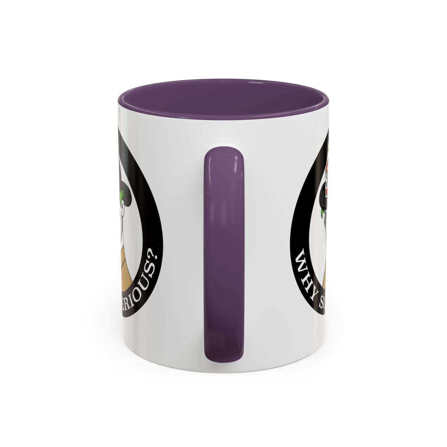 Why So Serious? Joker Firefighter Accent Coffee Mug (11/15oz)