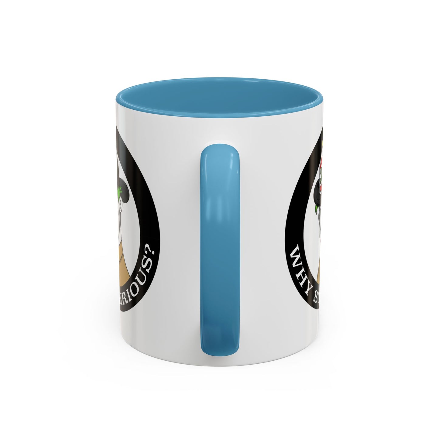 Why So Serious? Joker Firefighter Accent Coffee Mug (11/15oz)