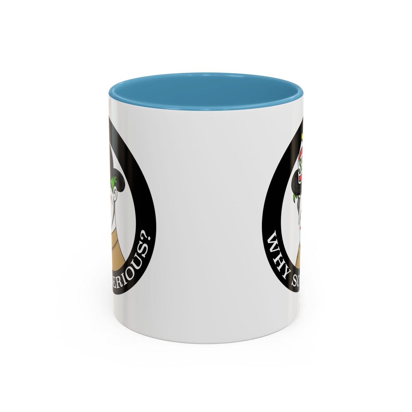 Why So Serious? Joker Firefighter Accent Coffee Mug (11/15oz)
