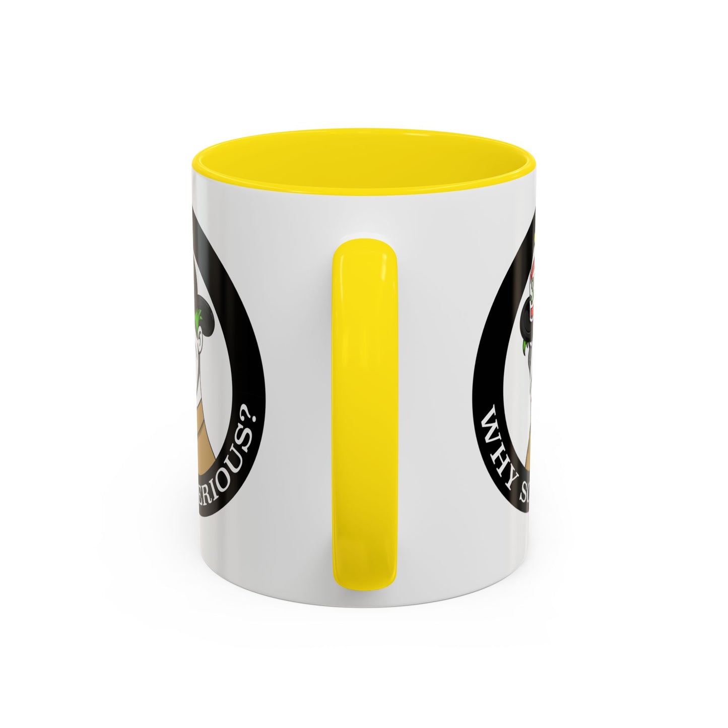 Why So Serious? Joker Firefighter Accent Coffee Mug (11/15oz)