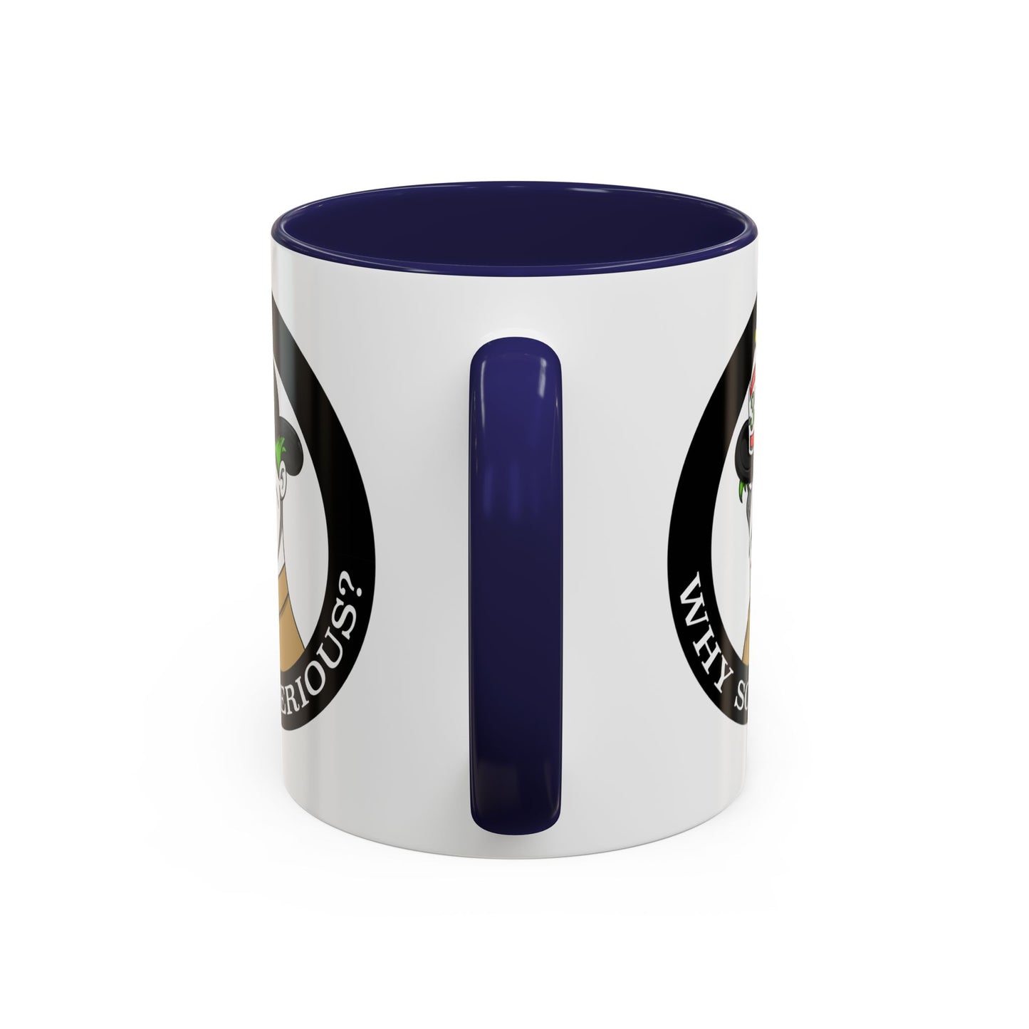 Why So Serious? Joker Firefighter Accent Coffee Mug (11/15oz)