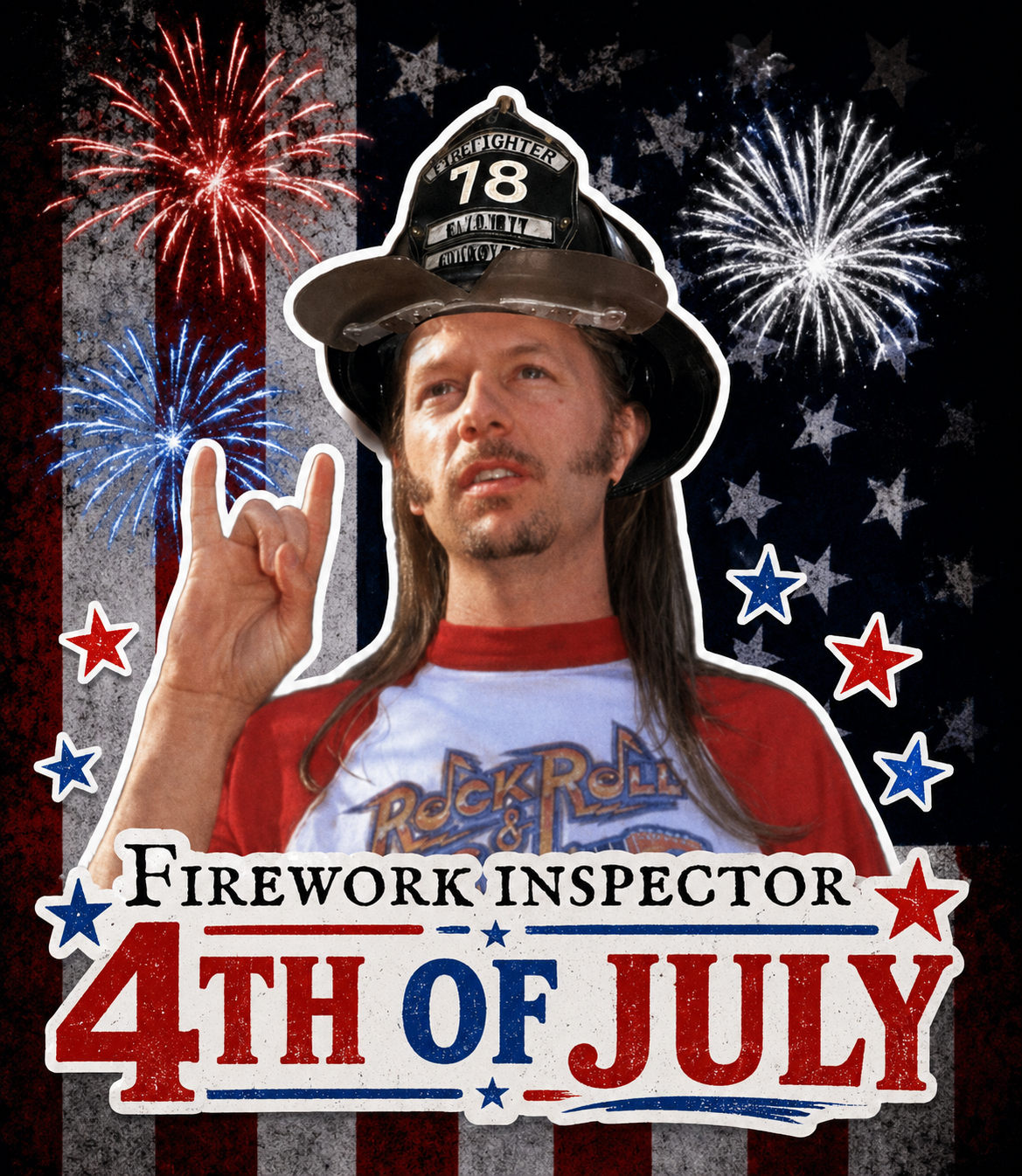 Joe Dirt- firework inspector