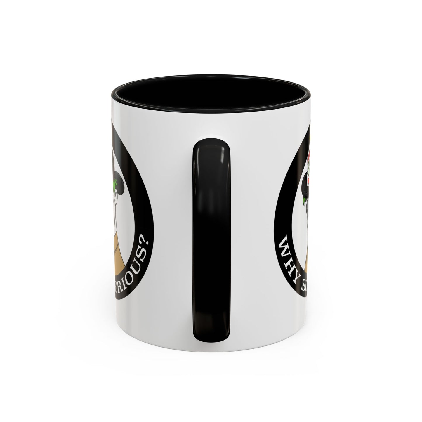 Why So Serious? Joker Firefighter Accent Coffee Mug (11/15oz)