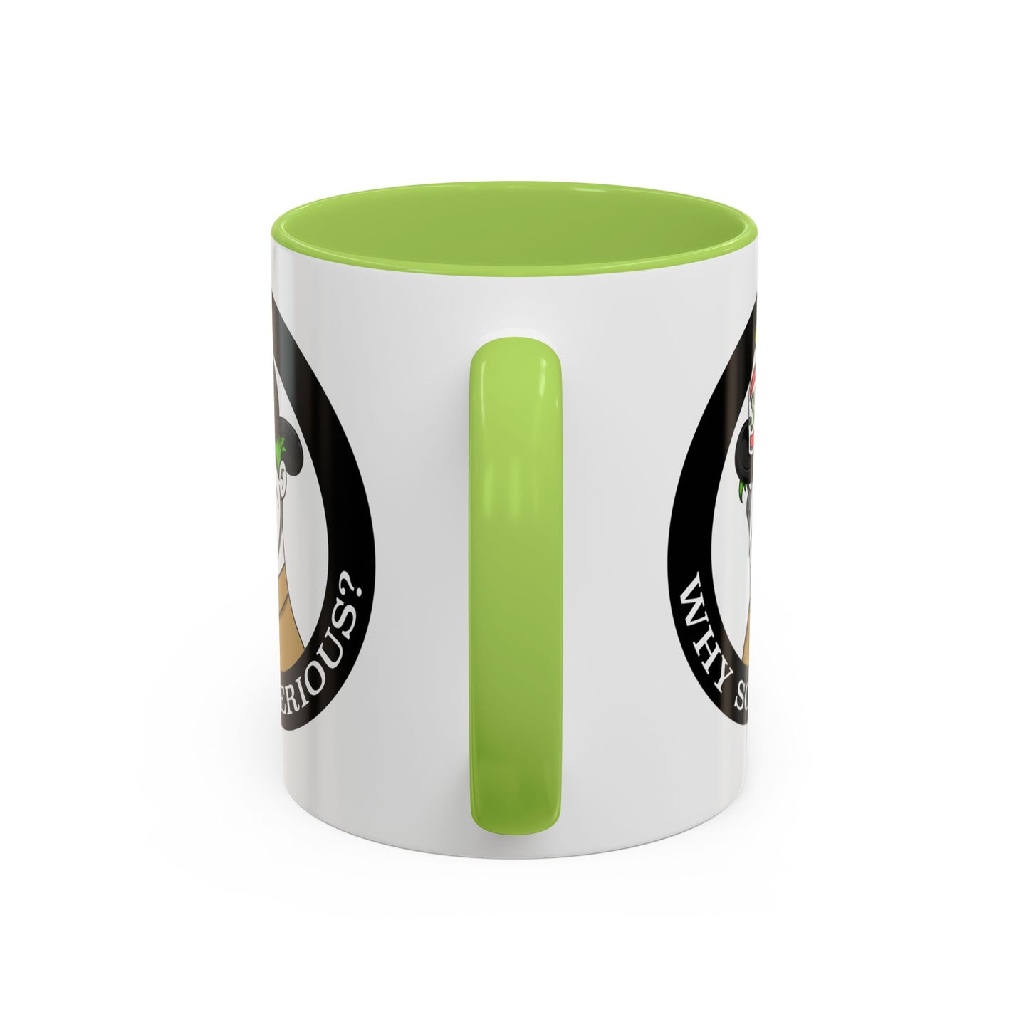 Why So Serious? Joker Firefighter Accent Coffee Mug (11/15oz)