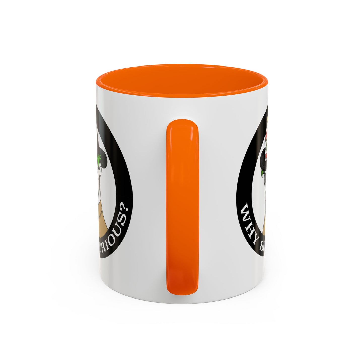 Why So Serious? Joker Firefighter Accent Coffee Mug (11/15oz)