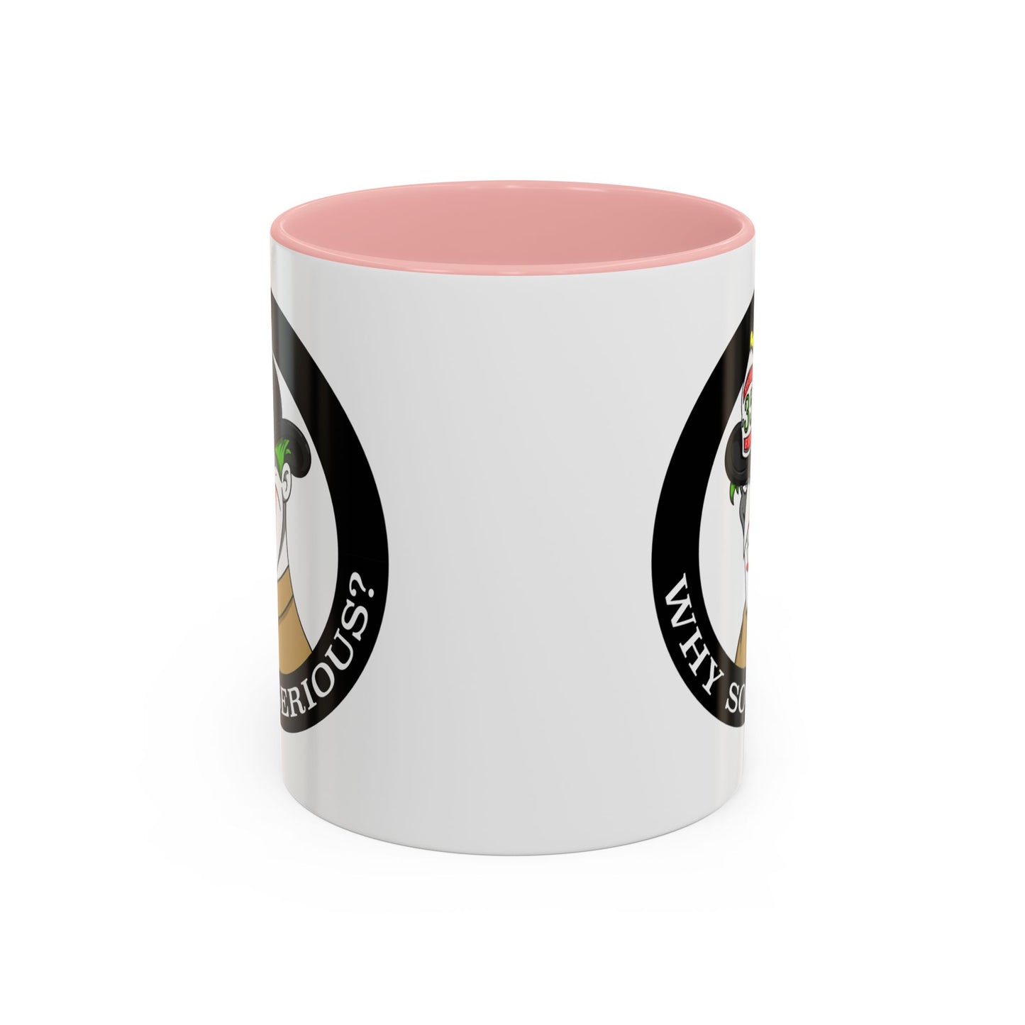 Why So Serious? Joker Firefighter Accent Coffee Mug (11/15oz)